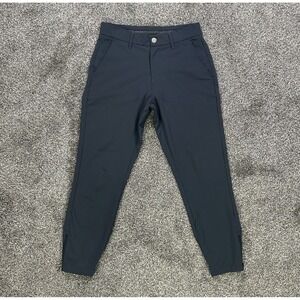 Primo Slim Fit Pant Mens 28 Short Elastic Cuff Zip Pocket Grey Golf‎ Zip Ankle